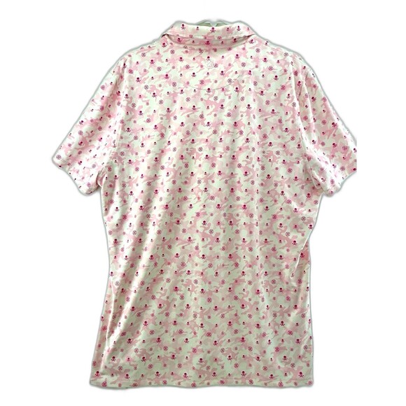 G/FORE Mapped Icon Camo Tech Jersey Men's Short Sleeve Golf Shirt XL - Picture 6 of 8